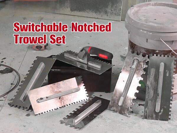 6 in 1 Replaceable Blade Stainless Steel Trowel Set